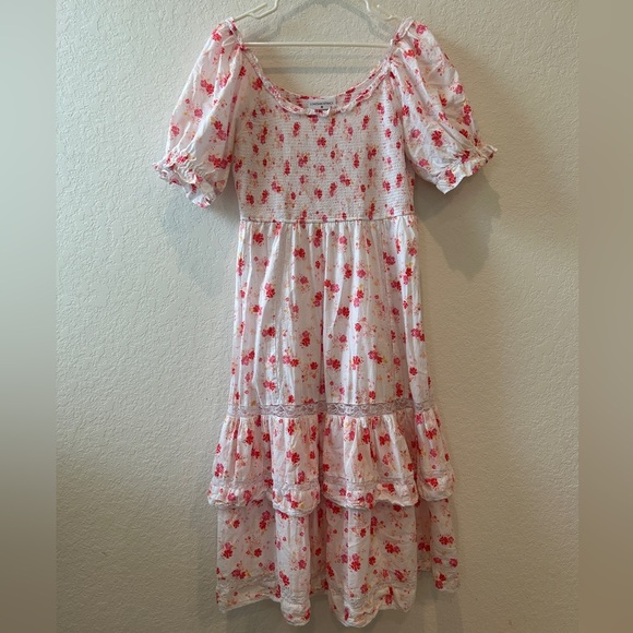 LoveShackFancy for Target Floral Ruffle Dress - Picture 1 of 12